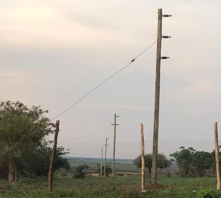 Mawemiru 33kV wooden pole line