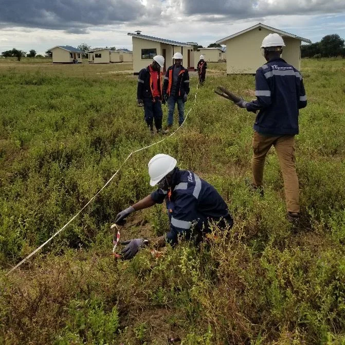 SOTTA line surveying and pegging