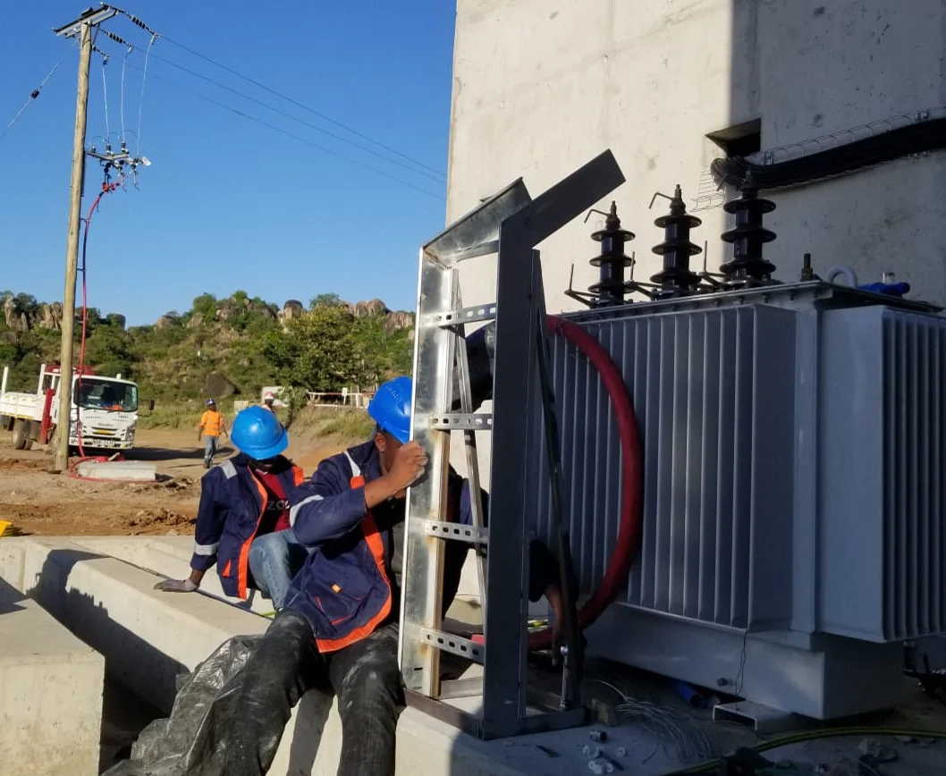 KELM transformer installation team
