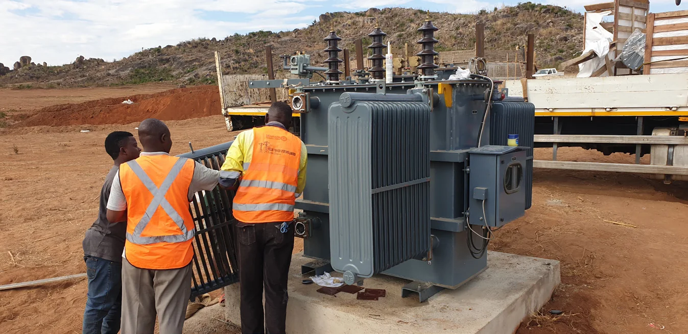 KELM transformer installation